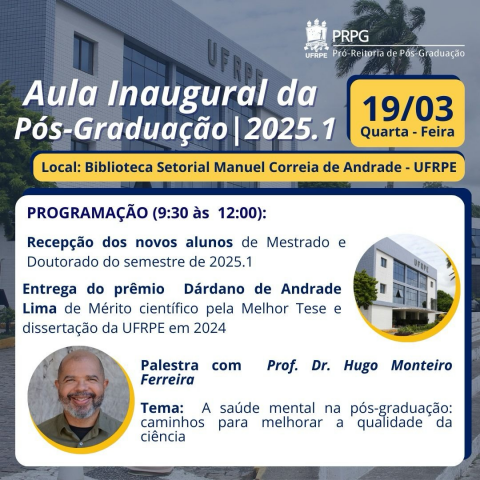Aula inaugural 2025.1